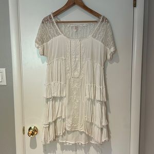 White Free People Summer Dress Size Small